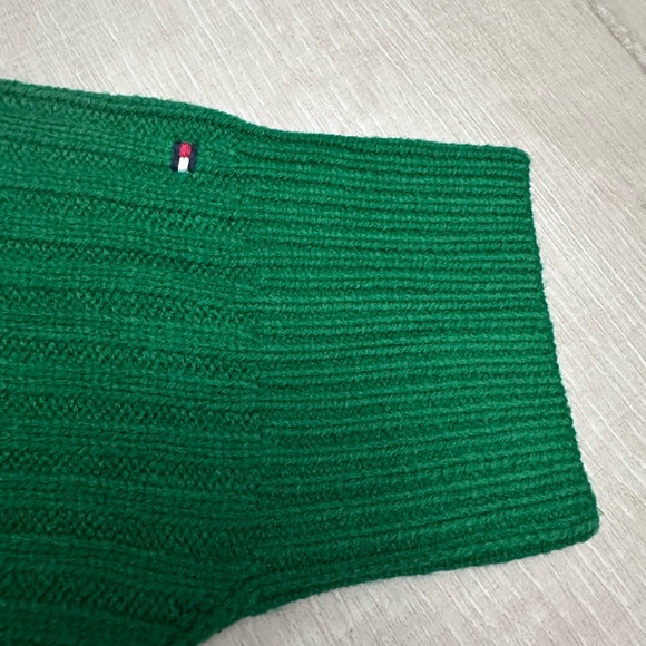 Tommy Hilfiger Green Cable Knit Sweater - Picture 3 of 4